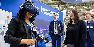 Ein Quantum Zukunft: VDI TZ koordiniert erfolgreichen BMBF-Messeauftritt