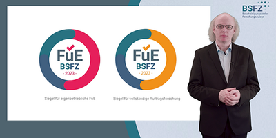 Das BSFZ-Siegel hebt innovative Unternehmen hervor